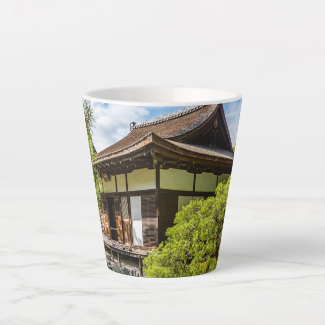 Caneca De Café Latte Hondo ou salão principal em Ginkaku-Ji, Quioto (Frente)