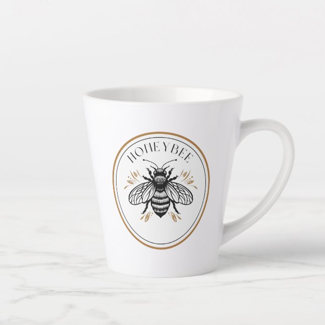 Caneca De Café Latte Honey Bee (Direita)