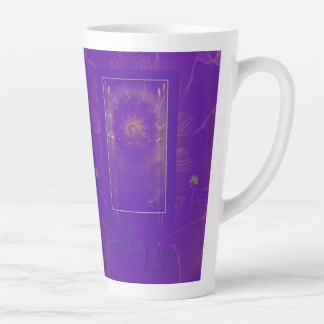 Caneca De Café Latte Hope Latte Mug (Direita)