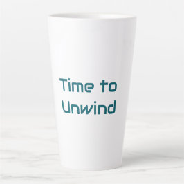 Caneca De Café Latte Hora de Desenrolar Latte Mug