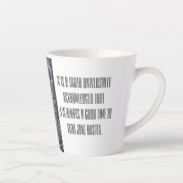 Caneca De Café Latte Hora de ler Jane Austen