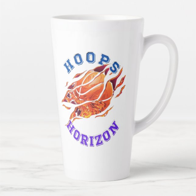 Caneca De Café Latte Horizonte Hoops (Direita)