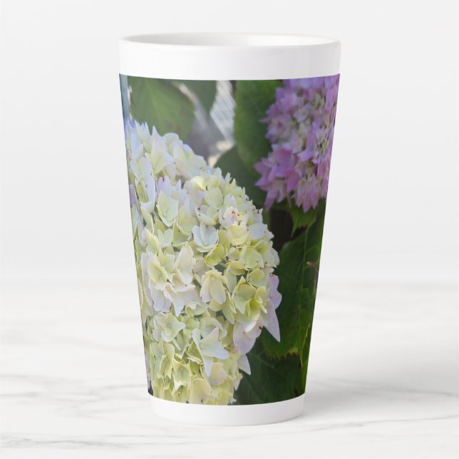 Caneca De Café Latte Hortênsia (Frente)