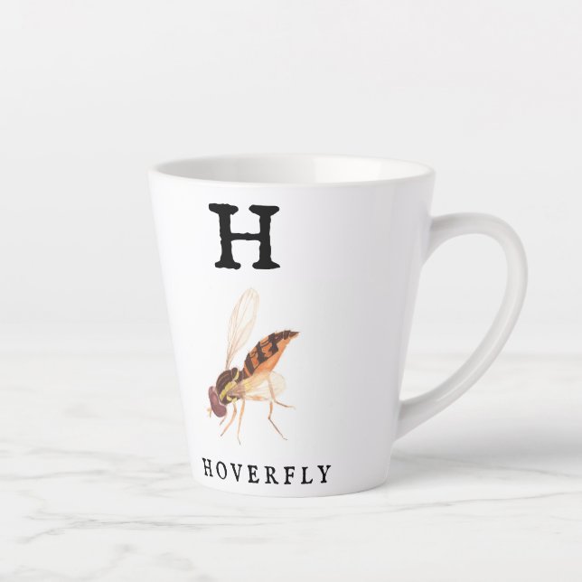 Caneca De Café Latte Hoverfly (Direita)