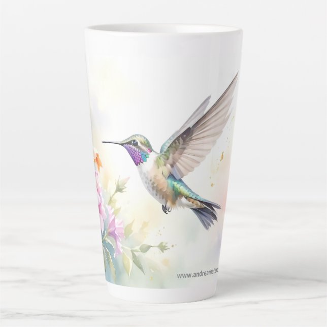 Caneca De Café Latte Hummingbird (Frente)