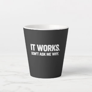 Caneca De Café Latte Humor de Programador Engraçado para Desenvolvedore