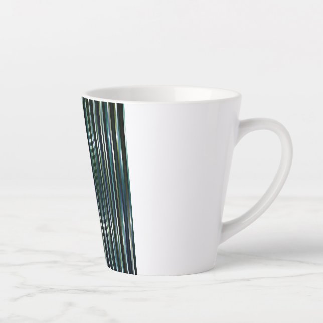 Caneca De Café Latte humorvoll gestreifte (Direita)