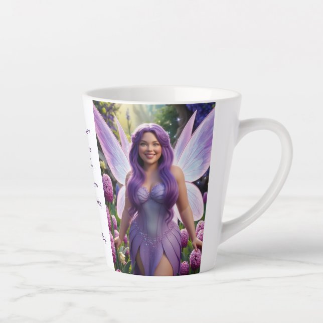 Caneca De Café Latte Hyacinth Fairy (Direita)