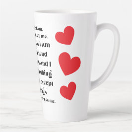 Caneca De Café Latte I Am Who I am collection.