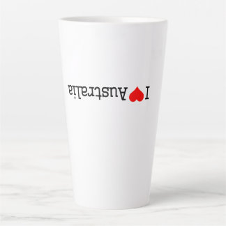 Caneca De Café Latte I Love Australia