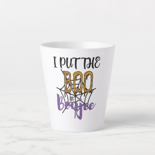 Caneca De Café Latte I Put The Boo in Boujee