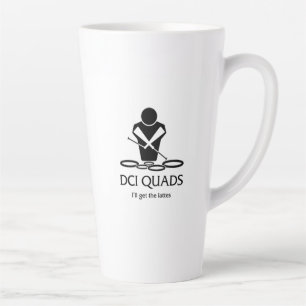 Caneca De Café Latte ICD QUADS - Vou pegar os lattes