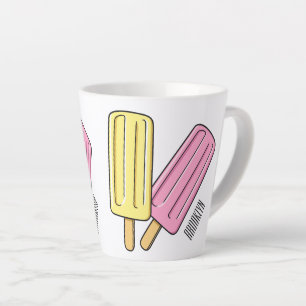 Caneca De Café Latte Ice pop cartoon