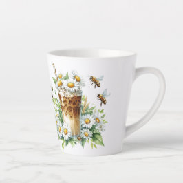 Caneca De Café Latte Iced Coffee and Bees