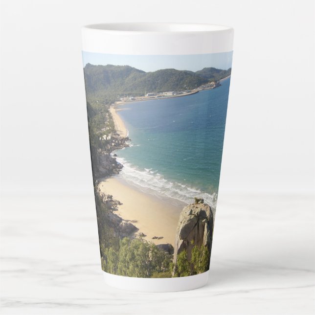 Caneca De Café Latte Ilha Magnética - Austrália Latte Mug (Frente)