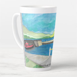 Caneca De Café Latte Ilha Valentia 