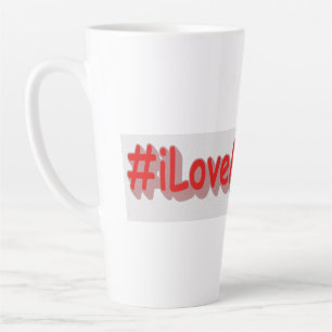 Caneca De Café Latte "#iLoveMichigan " Design bonito. Comprar Agora