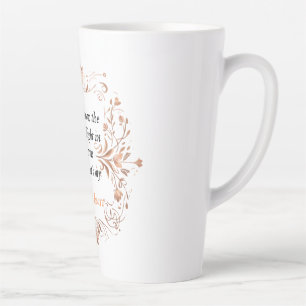 Caneca De Café Latte Iluminação cardíaca da mãe