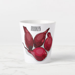 Caneca De Café Latte Ilustração de desenho animado de slot