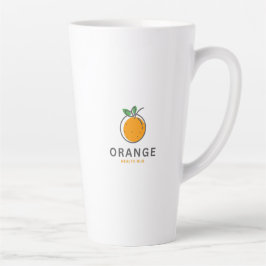 Caneca De Café Latte Ilustração de Tipografia Arte