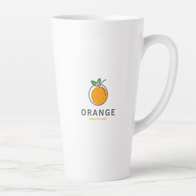 Caneca De Café Latte Ilustração de Tipografia Arte (Direita)