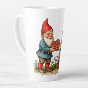 Caneca De Café Latte Imagem de Cicatriz Vintage - GNOMOS DE JARDIM 42