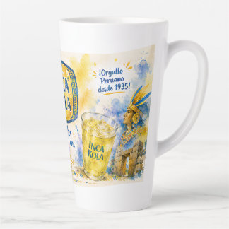 CANECA DE CAFÉ LATTE IMAGEN DE LA BEBIDA DE LOS PERUANOS