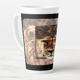 Caneca De Café Latte Imagens de Escritura 01