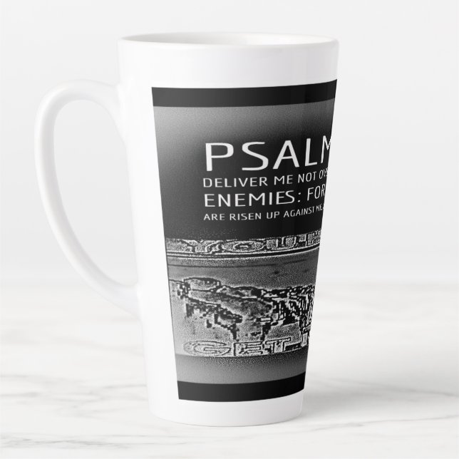 Caneca De Café Latte Imagens de Escritura 04 (Esquerda)