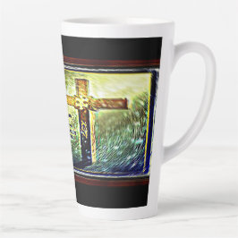 Caneca De Café Latte Imagens de Escritura 05