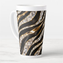Impressão de Animal Cristal Zebra Luxo