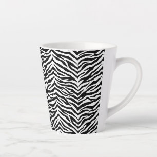 Caneca De Café Latte Impressão Latte de Mug-Zebra