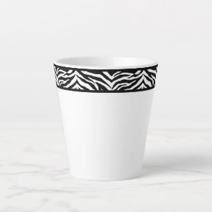 Caneca De Café Latte Impressão Latte de Mug-Zebra