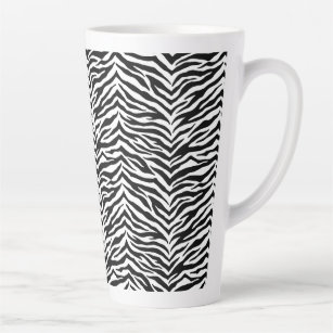 Caneca De Café Latte Impressão Latte de Mug-Zebra