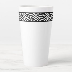 Caneca De Café Latte Impressão Latte de Mug-Zebra