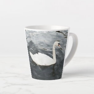 Caneca De Café Latte Impressionista Swan