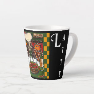 CANECA DE CAFÉ LATTE IMPRESSORA INGLESA