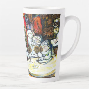 Caneca De Café Latte Inabalável pelo desafio