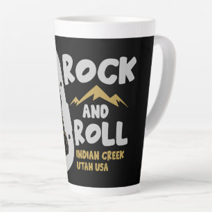 Caneca De Café Latte Indian Creek Utah Alpinismo EUA