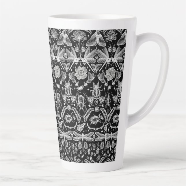 Caneca De Café Latte Insetos e Bugs (Direita)