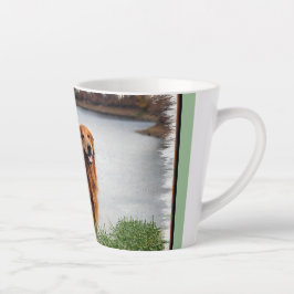 Caneca De Café Latte Inspiração de fé inabalável