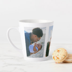 Caneca De Café Latte Instagram Family Photo Latte Mug