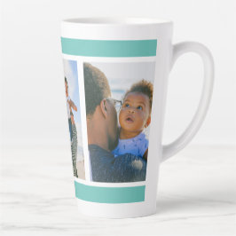 Caneca De Café Latte Instagram Family Photo Latte Mug