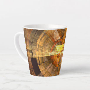 Caneca De Café Latte Integridade Abstrato Art