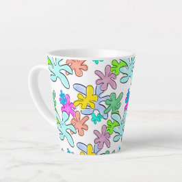 Caneca De Café Latte Intermitência de cor