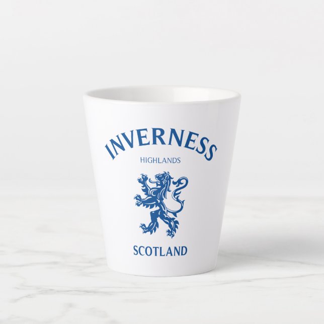 Caneca De Café Latte INVERNESS Scotland (Frente)
