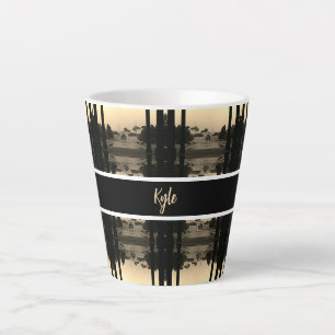 Caneca De Café Latte Irã Isfahan palácio chehel sotun 1970