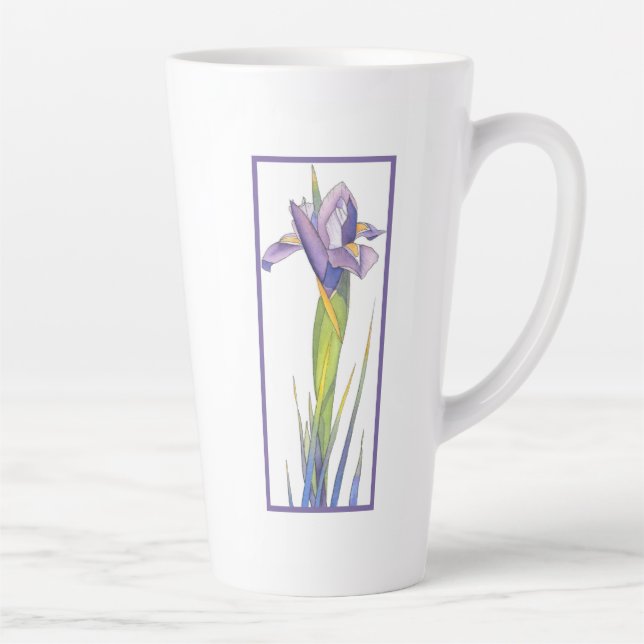 Caneca De Café Latte Iris Latte Mug (Direita)