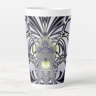 Caneca De Café Latte Íris Roxa