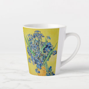 Caneca De Café Latte Irises Vincent van Gogh